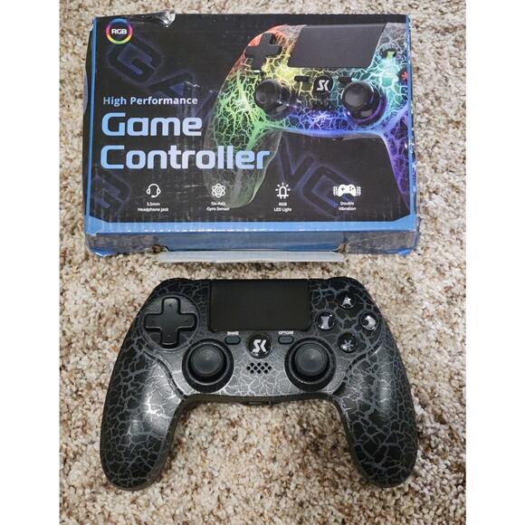 Wireless Controller for PS4, Controller Compatible with PS4/Pro/Slim,Double - Picture 7 of 10